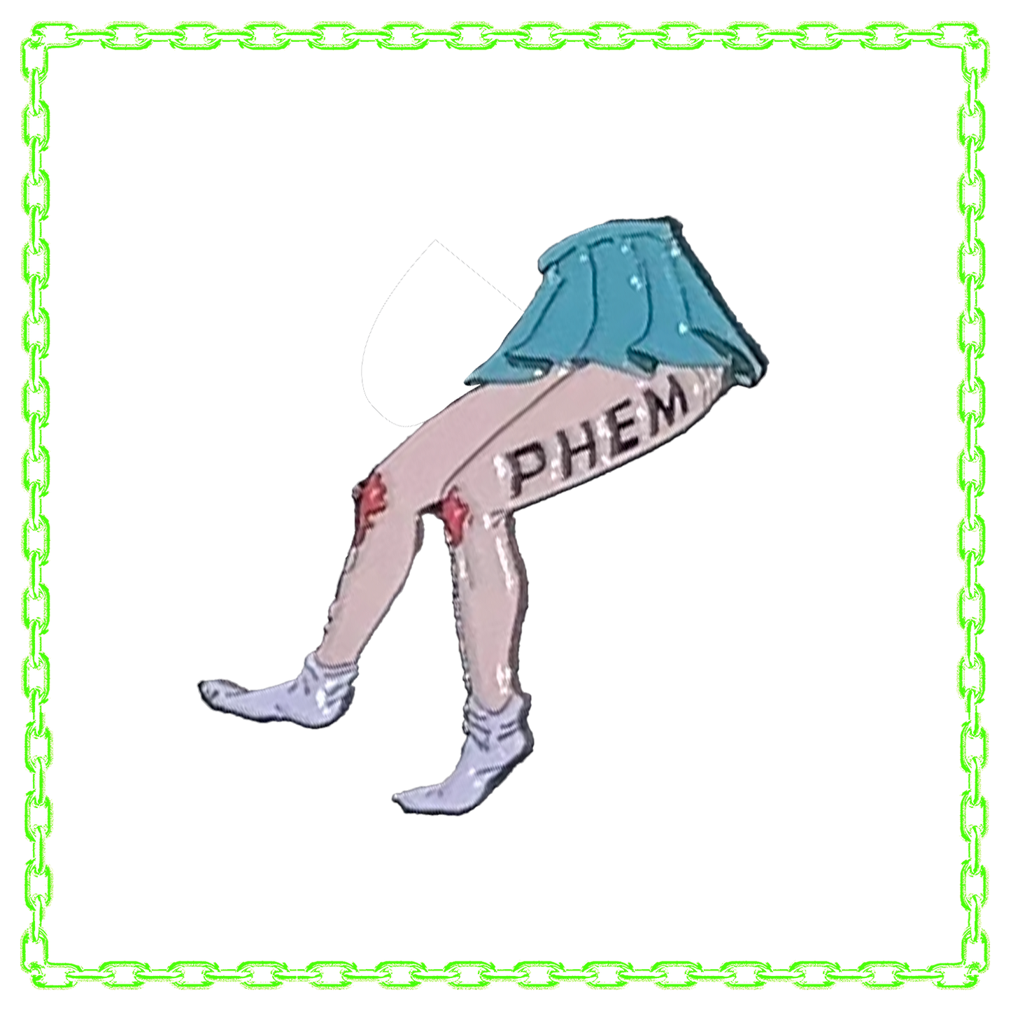 the bloody knees lapel pin