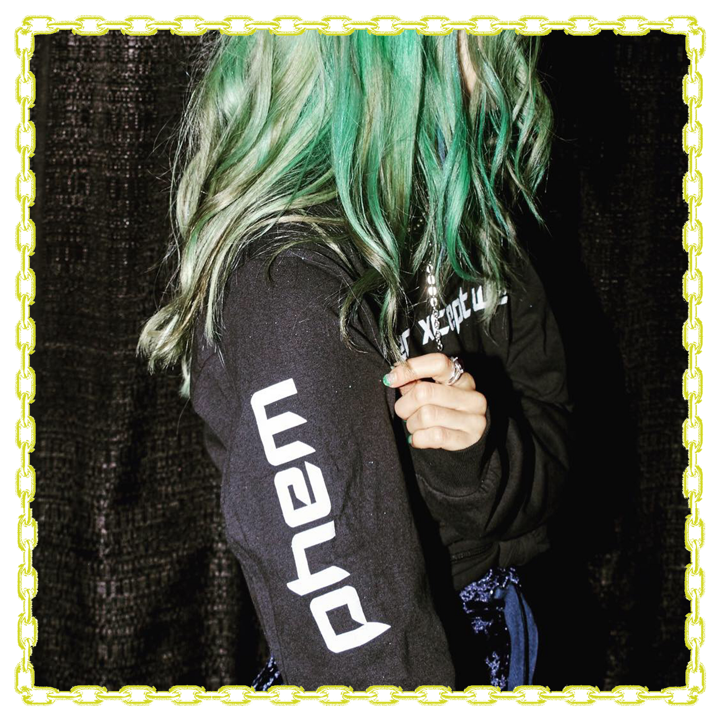 sober xcept weed longsleeve (black)