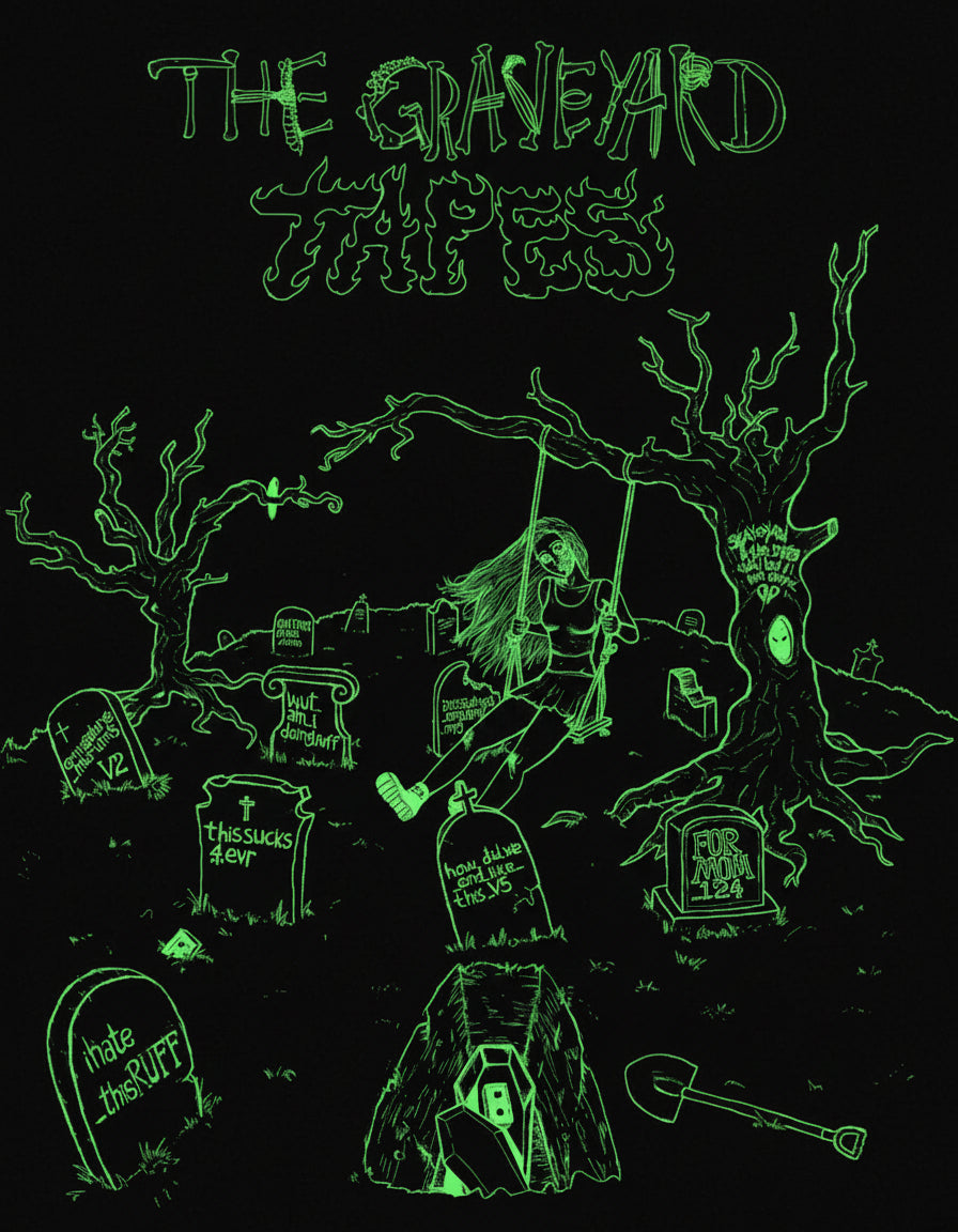 the graveyard zip up