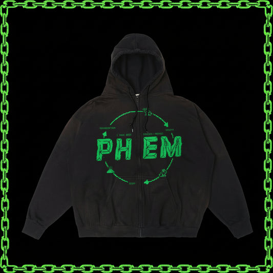 the graveyard zip up